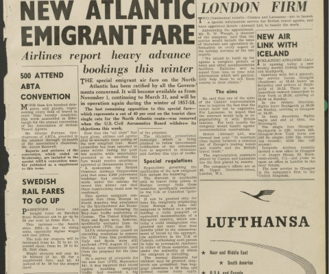 Travel Trade Gazette 20 October 1956
