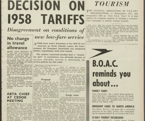 Travel Trade Gazette 25 October 1957