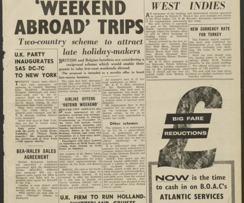 Travel Trade Gazette 26 October 1956