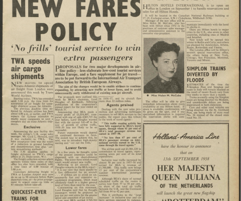 Travel Trade Gazette 29 August 1958