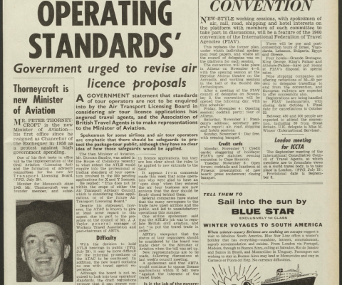 Travel Trade Gazette 5 August 1960