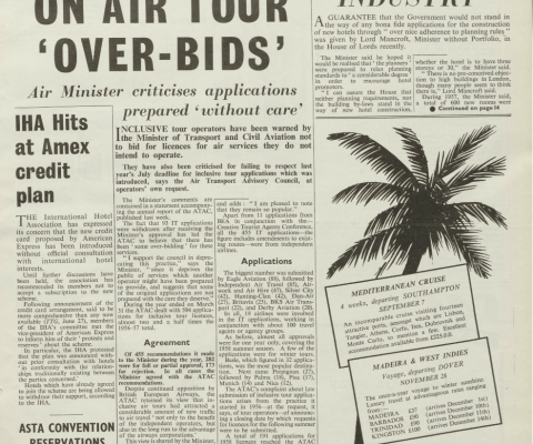 Travel Trade Gazette 8 August 1958