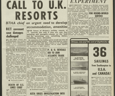 Travel Trade Gazette 11 March 1960