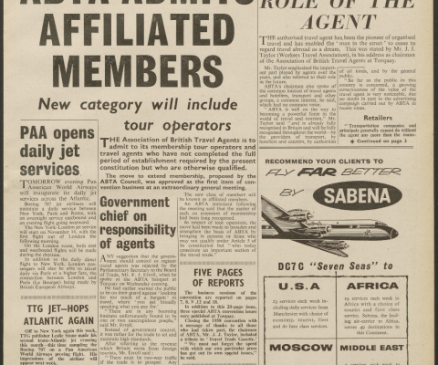 Travel Trade Gazette 25 October 1958