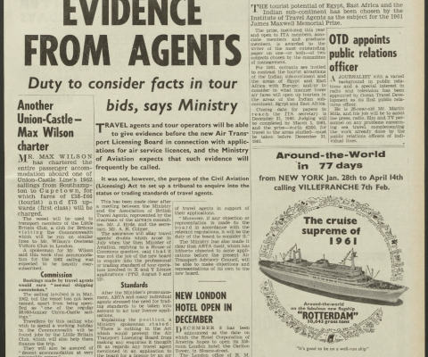 Travel Trade Gazette 9 September 1960