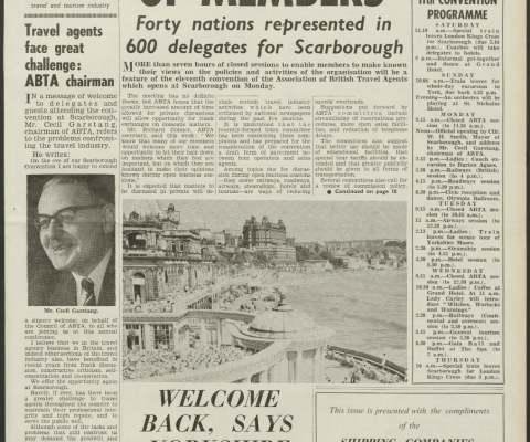 Travel Trade Gazette ABTA Special 28 October 1961