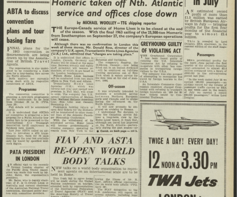 Travel Trade Gazette 23 August 1963