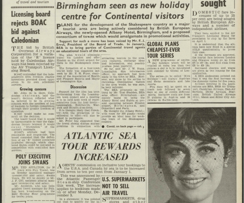Travel Trade Gazette 7 December 1962