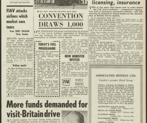 Travel Trade Gazette ABTA Special 26 October 1964