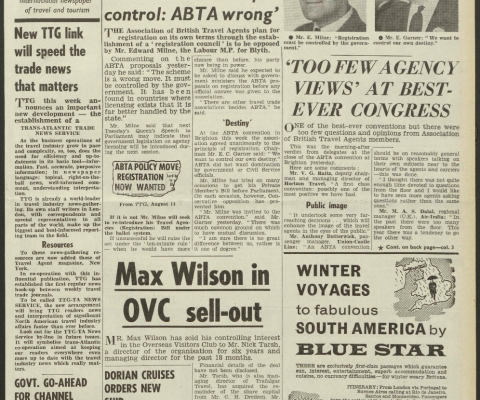 Travel Trade Gazette ABTA Special 30 October 1964