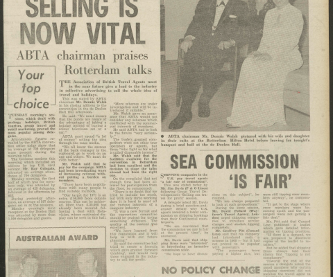 Travel Trade Gazette ABTA Special 11 November 1970