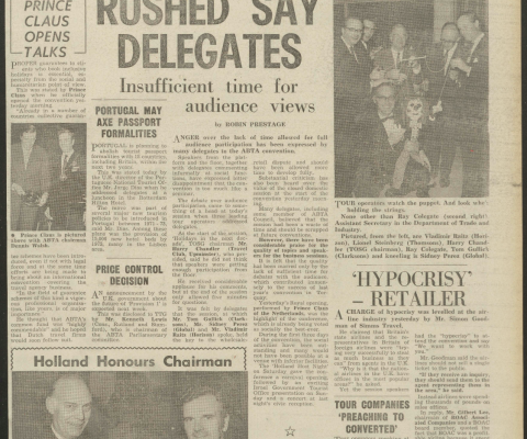 Travel Trade Gazette ABTA Special 10 November 1970