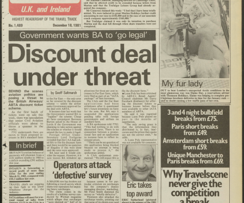 Travel Trade Gazette 18 December 1981
