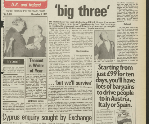 Travel Trade Gazette 6 November 1981