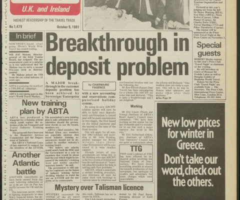 Travel Trade Gazette 9 October 1981