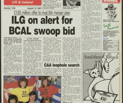 Travel Trade Gazette 13 August 1987