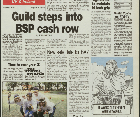 Travel Trade Gazette 7 August 1986