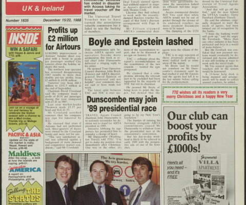 Travel Trade Gazette 15 December 1988
