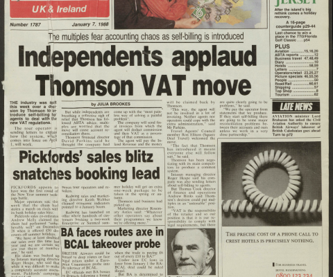 Travel Trade Gazette 7 January 1988