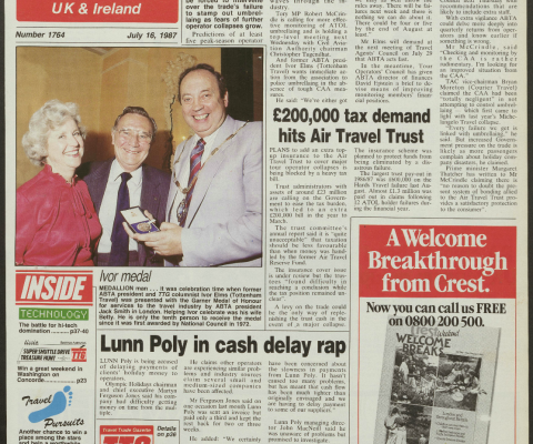 Travel Trade Gazette 16 July 1987