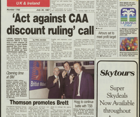 Travel Trade Gazette 30 July 1987