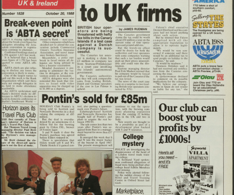 Travel Trade Gazette 20 October 1988