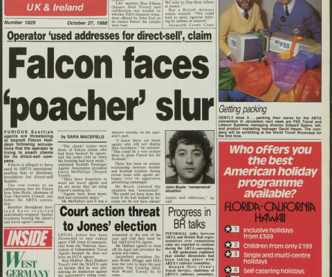 Travel Trade Gazette 27 October 1988