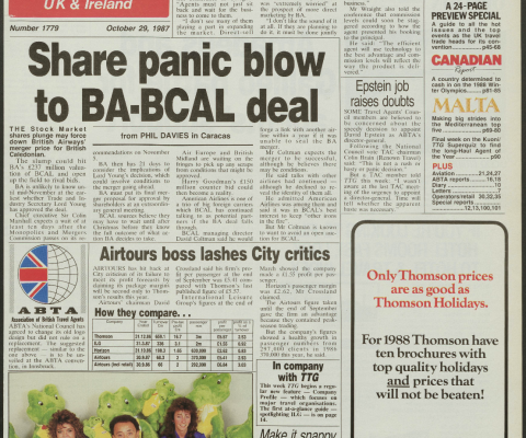 Travel Trade Gazette 29 October 1987