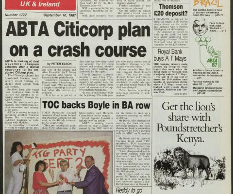 Travel Trade Gazette 10 September 1987