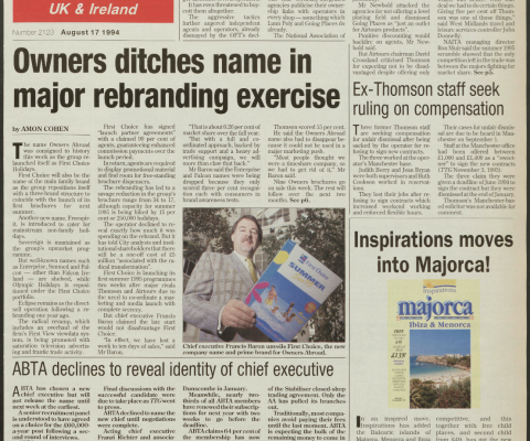 Travel Trade Gazette 17 August 1994