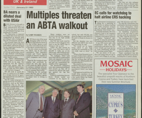 Travel Trade Gazette 21 January 1993