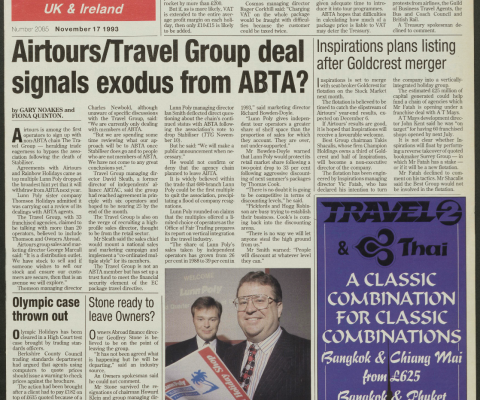 Travel Trade Gazette 17 November 1993