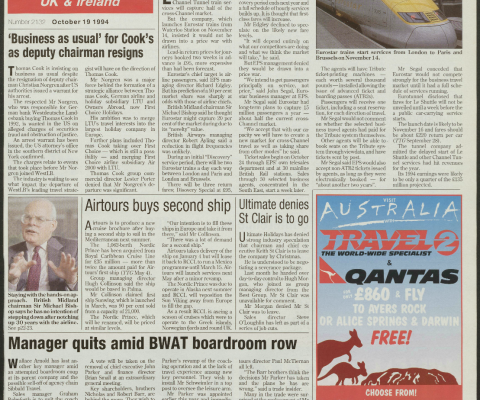 Travel Trade Gazette 19 October 1994