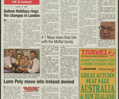 Travel Trade Gazette 14 August 1996