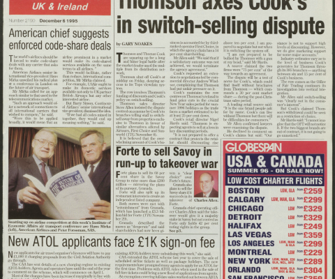 Travel Trade Gazette 6 December 1995