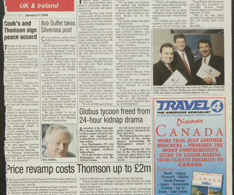 Travel Trade Gazette 3 January 1996