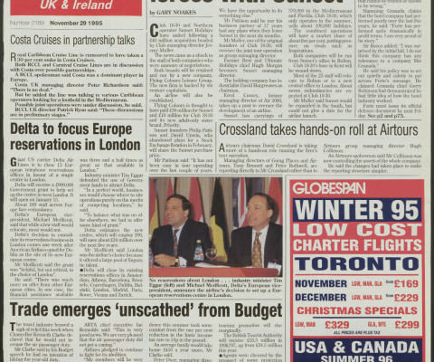 Travel Trade Gazette 29 November 1995