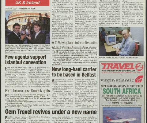 Travel Trade Gazette 16 October 1996
