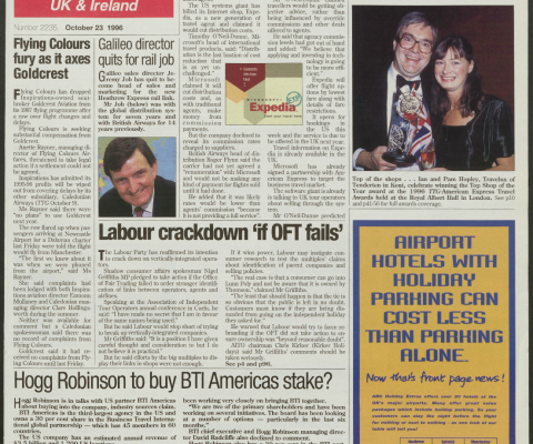 Travel Trade Gazette 23 October 1996
