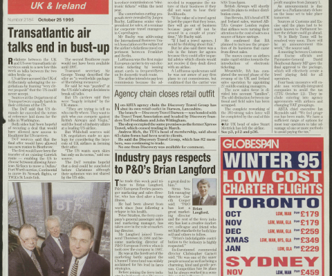 Travel Trade Gazette 25 October 1995