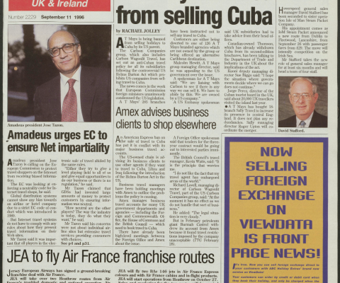 Travel Trade Gazette 11 September 1996