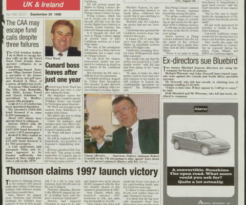 Travel Trade Gazette 25 September 1996