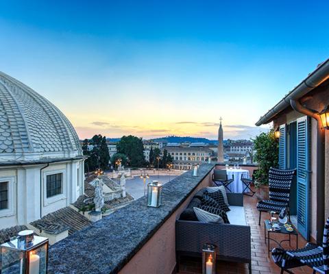 Guests will be able to visit Hotel de Russie in Rome once they've had a negative test