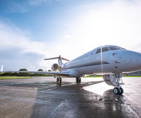 A Global 5000 is one of the private jet options available