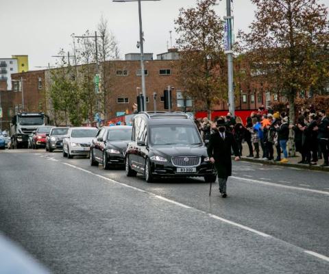 Hundreds turned out on Wednesday to remember John Hays (Credit: North News)