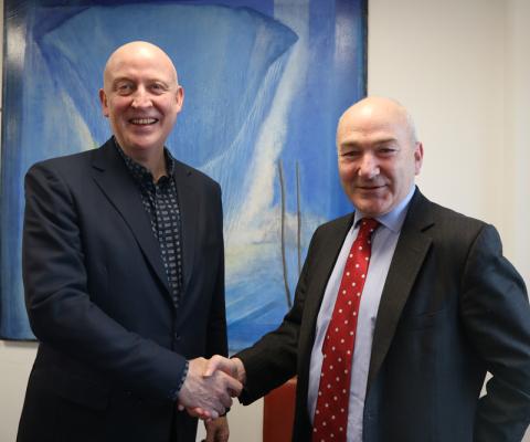 Joining forces: UKibound's Joss Croft and Etoa's Tom Jenkins