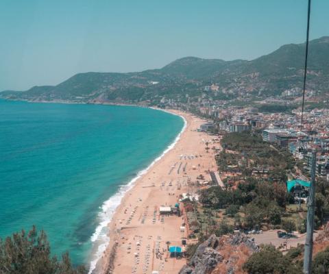Alanya is a popular coastal city served by flights to Antalya (Credit: Mert Kahveci / Unsplash)