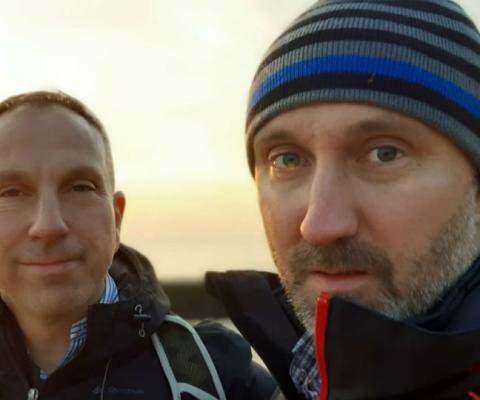 Steve Witt remembers his brother Robin (right) who passed away on Christmas Eve
