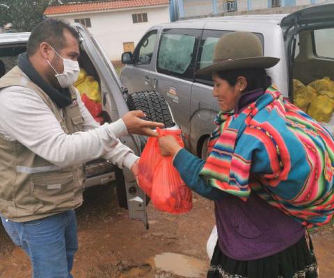 The money will feed thousands in Peru's Sacred Valley region
