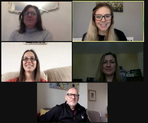 C The World, Bath's Julie Pymm, Steve Giles, Zoe Barnes and Catherine Smith with TTG's Abigail Healy